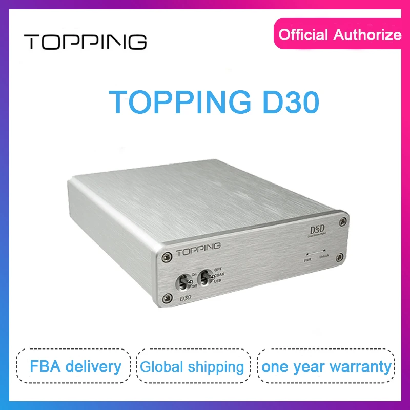 Топпинг D30 dac аудио усилитель DSD аудио декодер USB DAC коаксиальный Оптический XMOS CS4398 поддержка DSD64 DSD128
