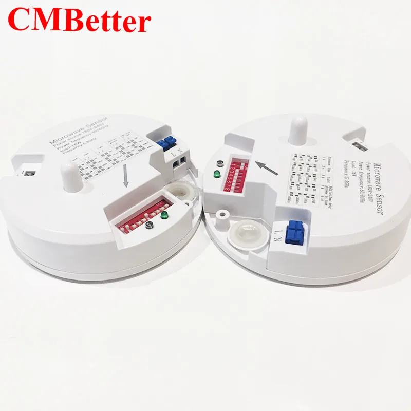 CMBetter 360 градусов световой переключатель радар светильник вой 5 8 ГГц 220 В привод с