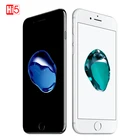 Разблокированный смартфон Apple iPhone 7, IOS 11, LTE, Wi-Fi, экран 4,7 дюйма, камера 12 Мп, четырехъядерный процессор, сканер отпечатка пальца, iPhone 7, бесплатная доставка