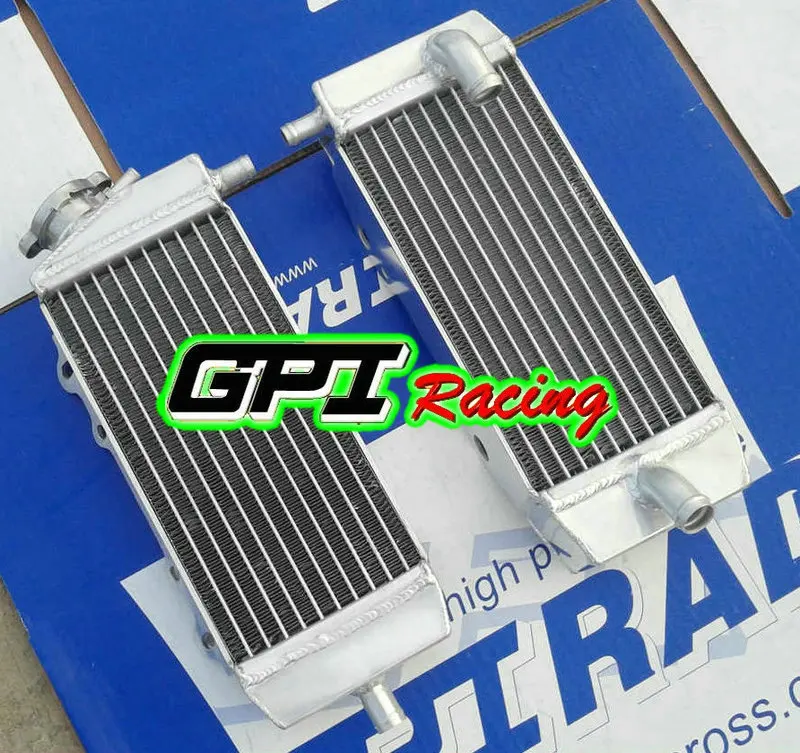 Алюминиевый радиатор для KAWASAKI KXF250 KX250F KX 250F 04 05 2004 2005 RH & LH GPI Racing|Охлаждение