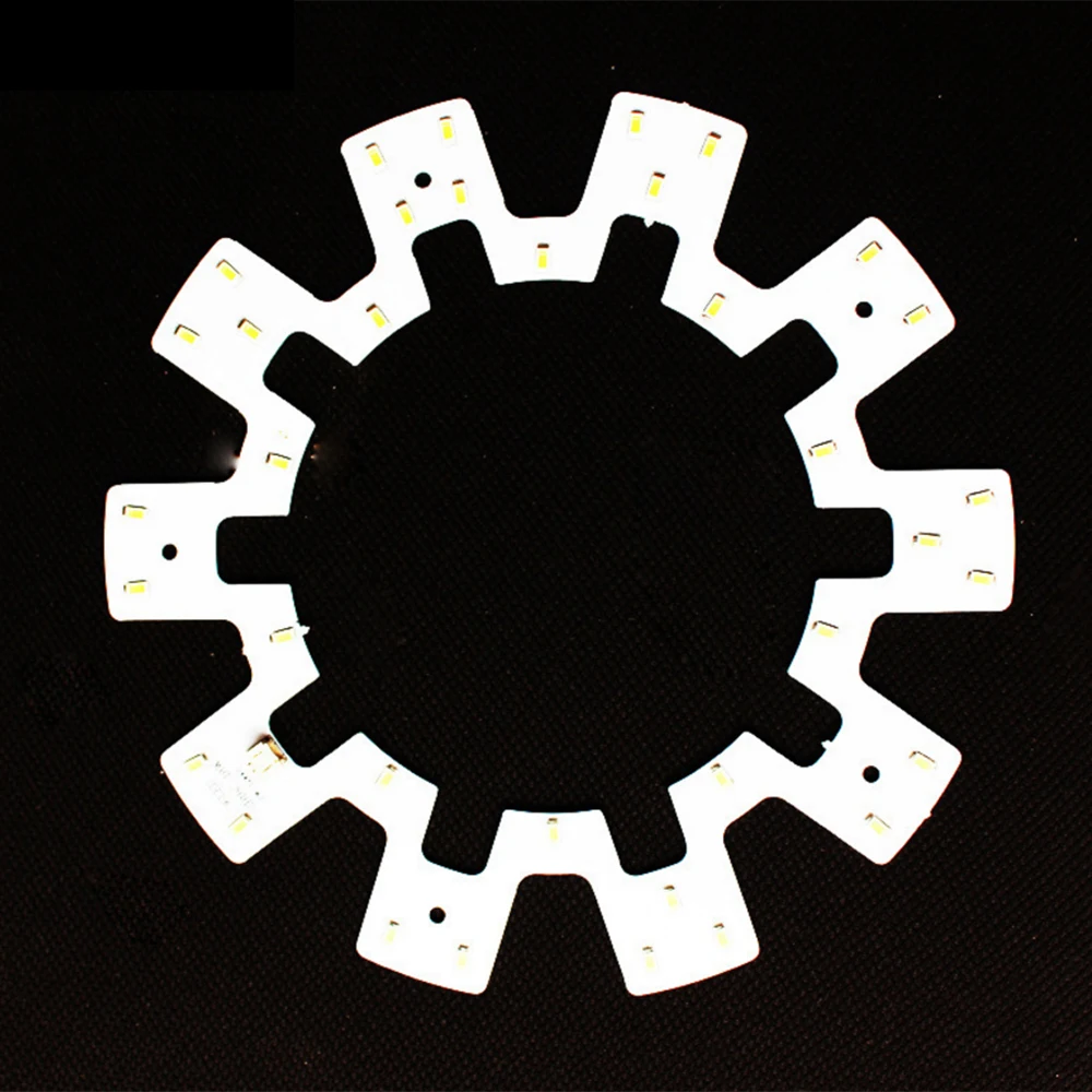 Luz de techo LED fuente modificada bombilla LED redonda SMD5730 Luz de techo LED PCB tablero fuente modificada 10 W 12 W 18 W 24 W dormitorio