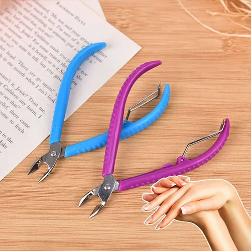 Кутикулы для ногтей толкатель Пинцет Nipper Toenail клипер ножницы удаления