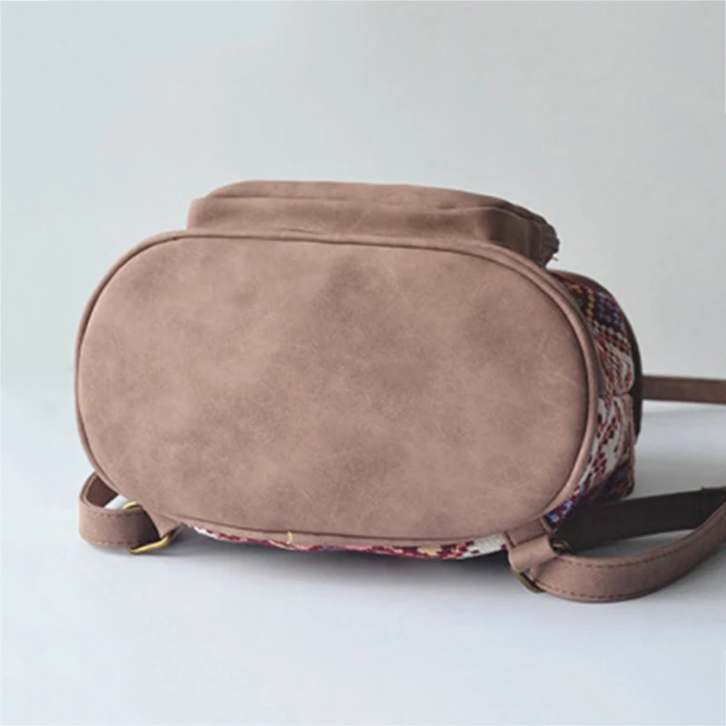 Национальный женский рюкзак Mochila Fashion Ruckssack для девочек винтажный через плечо