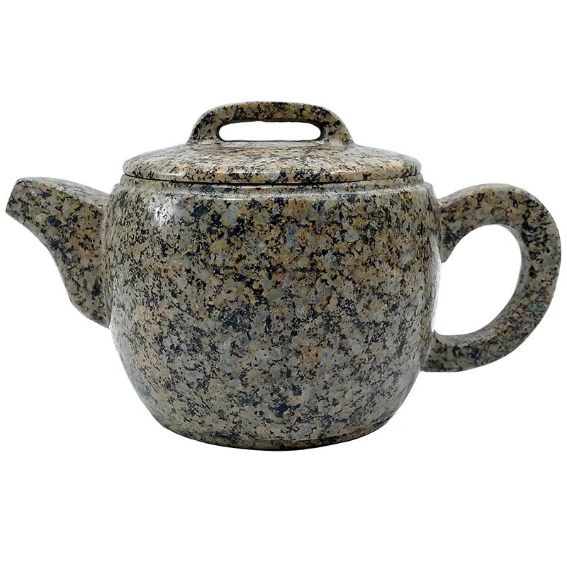 240cc Natural Medical Stone Teapot Handmade Chinese Health Care Kung Fu Tea Set Longevity Han Wa Pot Creative Vintage Home Decor | Дом и сад