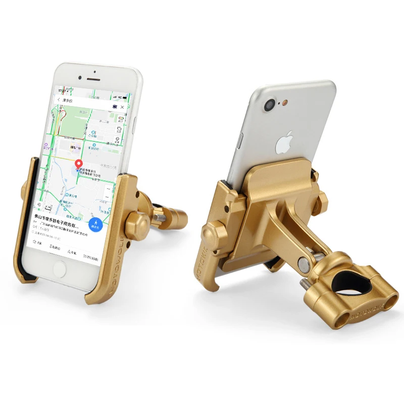 aluminum alloy motorcycle motorbike handlebar phone holder universal rearview mirror bike bicycle holder soporte celular moto free global shipping