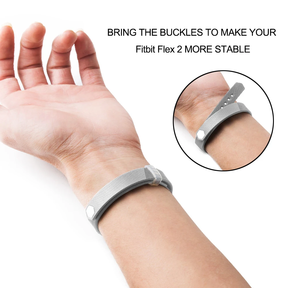Аксессуары для Fitbit Flex, 2 ремешка, розовое золото, ремешок для наручных часов, ремешок для Fitbit Flex 2, сменный Браслет для умных часов