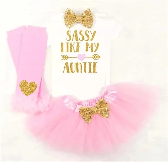 

Customize Sassy like my aunt Birthday Outfits, kids bodysuit onepiece Tutu t shirt legwarmers toodles Outfit set