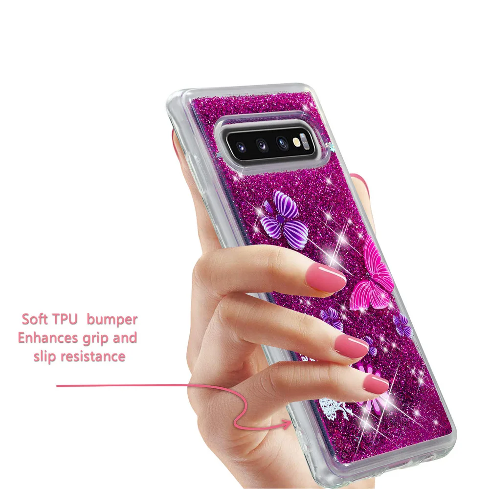 Милый Блестящий облегающий чехол G973 для Samsung Galaxy S10 S 10 блестящий бампер с