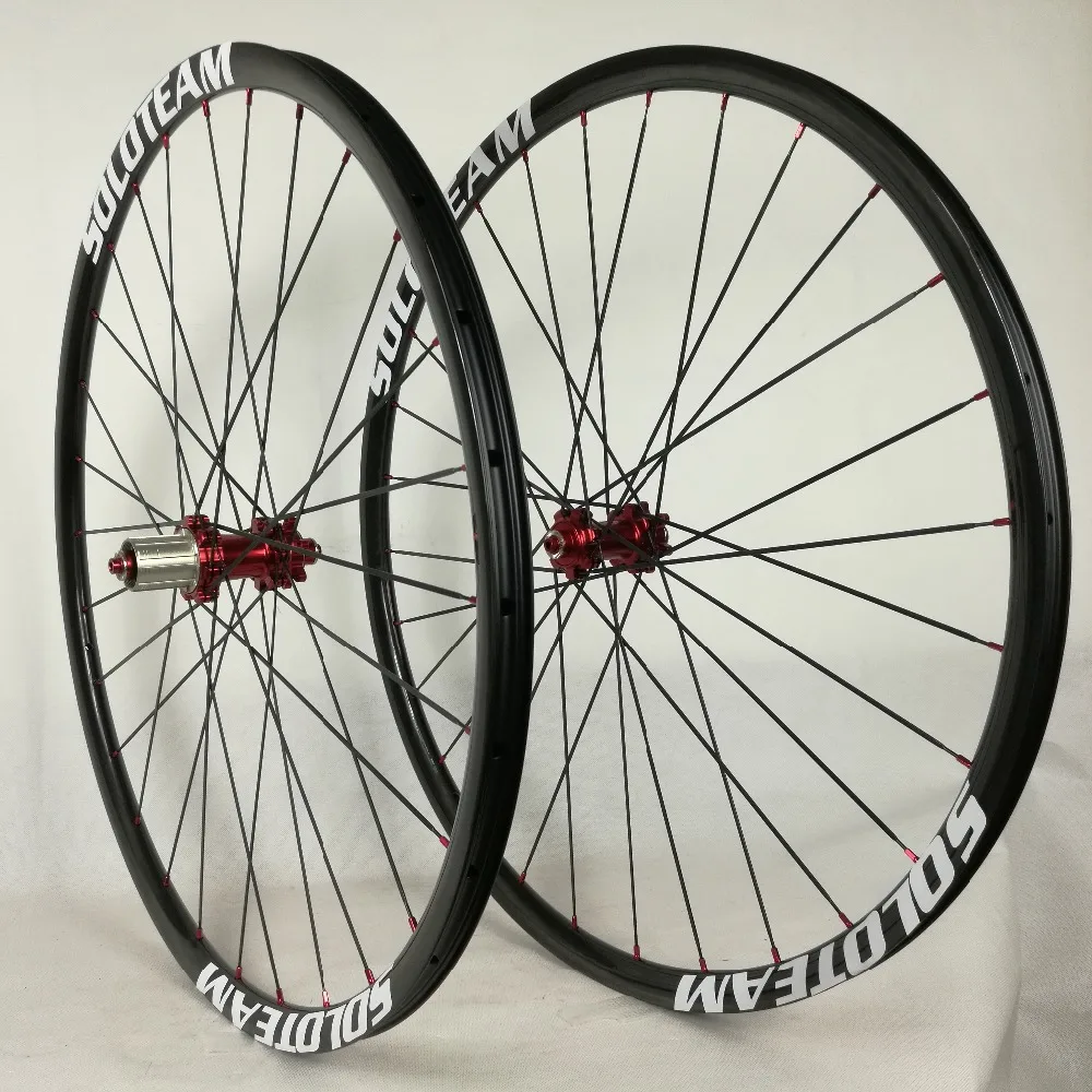 27 мм * 23 XC/AM 29er 650B 26er углеродная колесная пара безкамерная совместимая горная mtb
