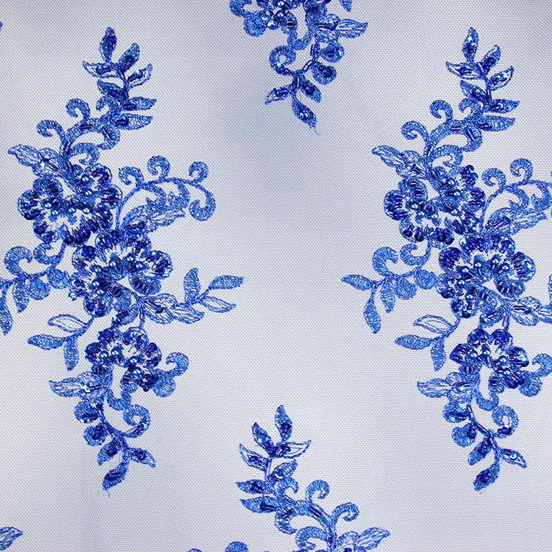 2018 Bridal Lace Fabric High Quality African Handmade Beades Embdroidery for FC1054 | Дом и сад