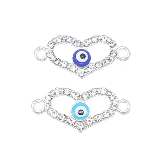 6pcs style 23 6 шт./подвеска "Счастливый сглаза" 16 видов сглаза s Diy ювелирные аксессуары ожерелье с подвесками браслет соединитель и кольца - Цвет: 6pcs style 23