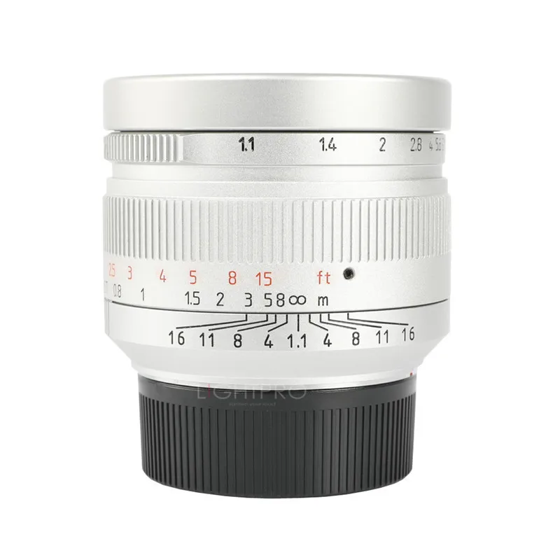 7 ремесленников 50 мм F1.1 M крепление фиксированный объектив для камер Leica Mount M240 M3 M6