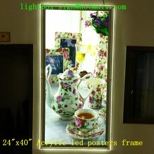 Настенная акриловая светодиодная рамка для плаката световая панель знаки|light