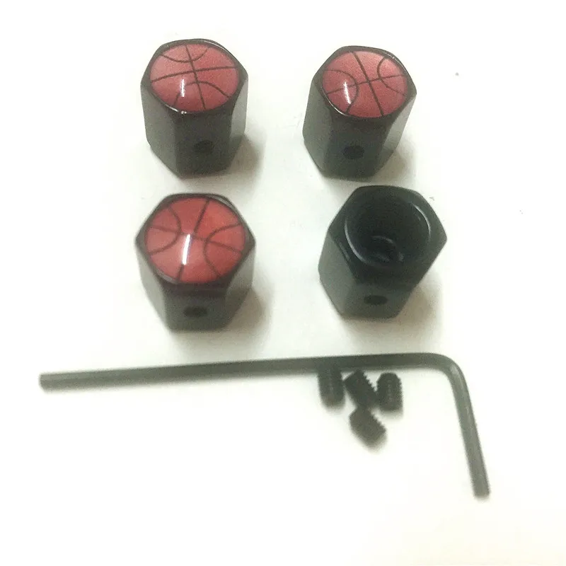 4 шт./лот баскетбольный логотип Противоугонный автомобильный значок колпачок