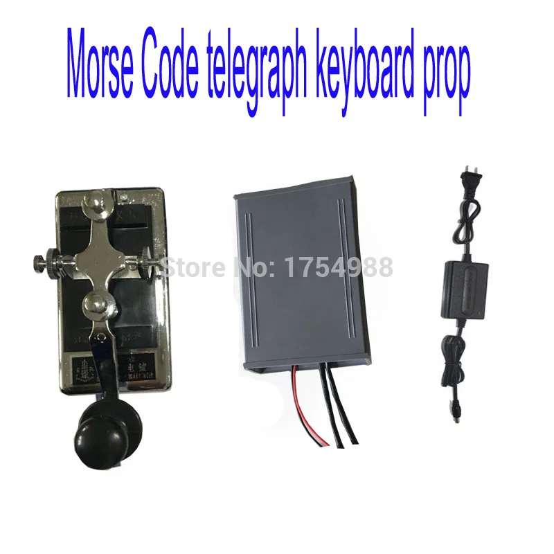 Номер escape Morse Код Устройства Опора Takagism игра введите пароль с помощью телеграфной