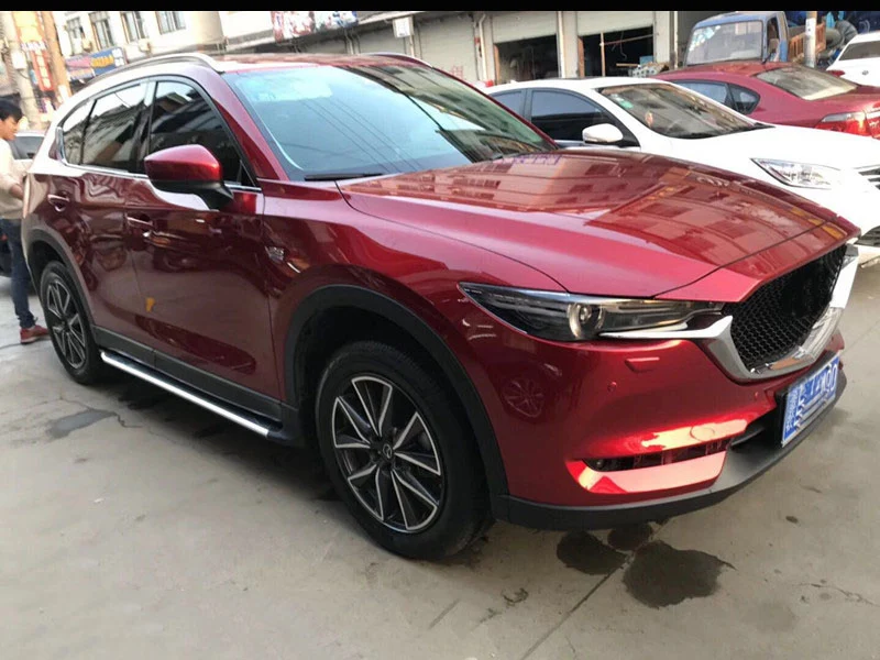 Новейшее алюминиевое для Mazda CX5 CX-5 Бег подножка Nerf бар для езды на велосипеде