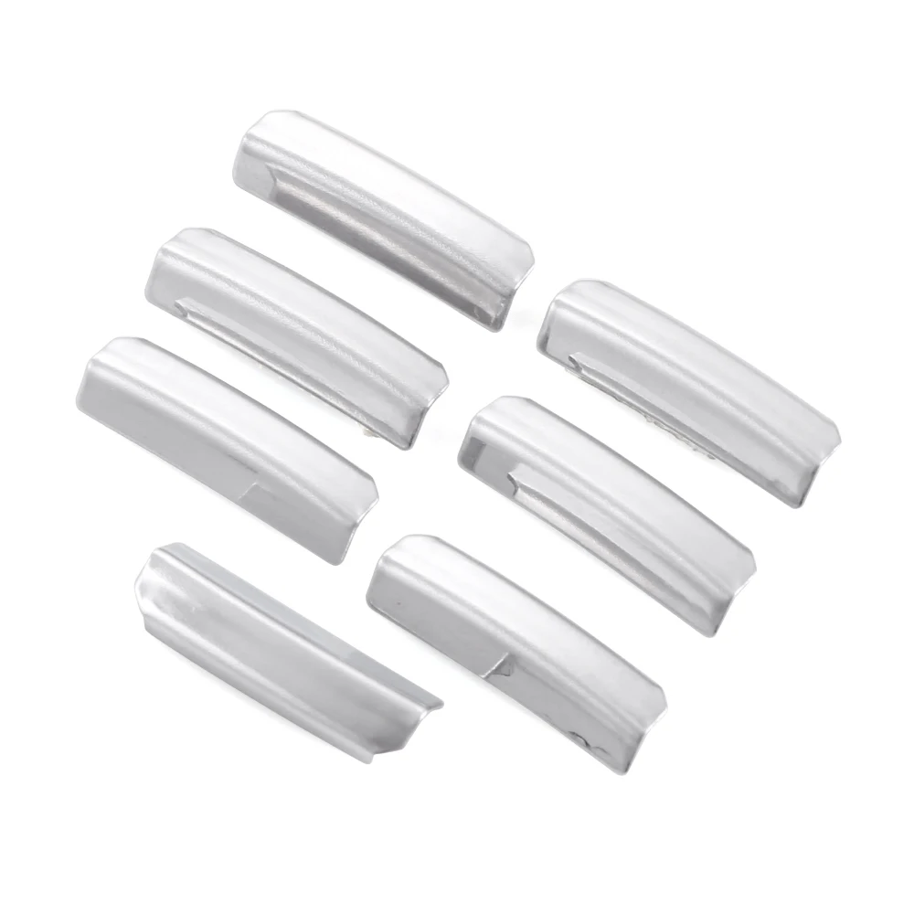 7 шт./компл. стеклоподъемники из нержавеющей стали кнопки отделка автомобильные