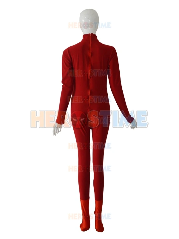 Daredevil костюм красный спандекс лайкра Хеллоуин супергерой костюмы для женщин