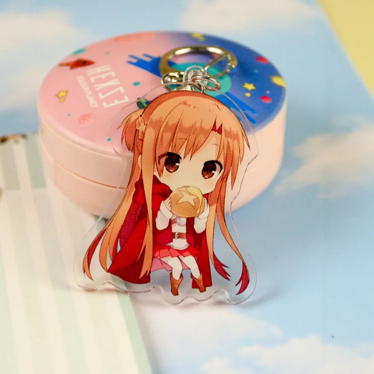 5 шт./лот Q версия меч арт брелок &quotонлайн&quot Асуна фигурка Кирито модель Kawaii милый