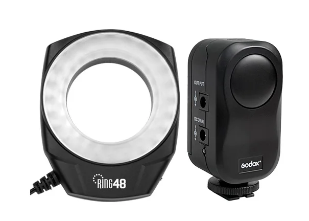 Макро кольцесветильник вспышка Godox Ring48 для DSLR-камер Canon Nikon Pentax Olympus и других