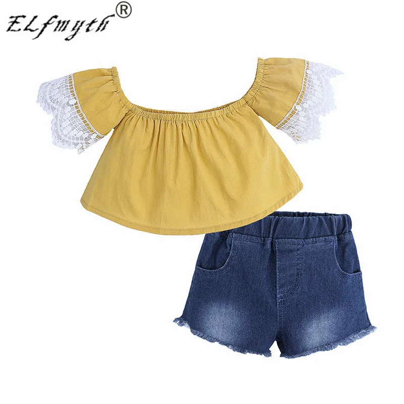 Коллекция 2019 года одежда для девочек vetement fille roupas infantis menina Conjunto Infantil Детские комплекты одежды летняя
