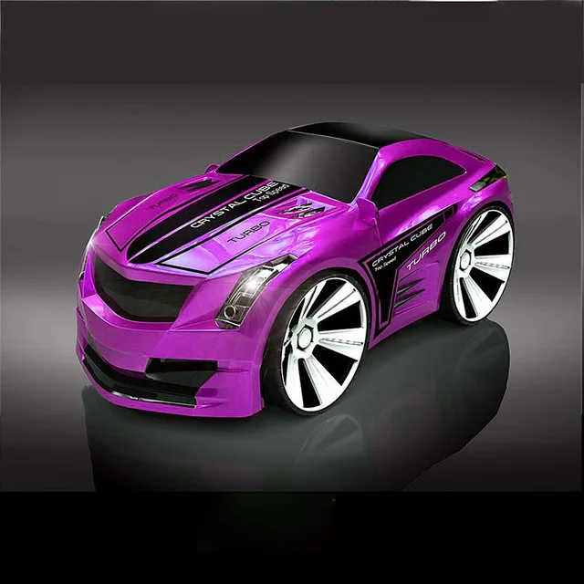 Purple 1:28 автомобиль с дистанционным управлением игрушечная Гоночная машина голосовые Смарт-часы голосовые активированные часы перезаряжаемый радио Дрифт автомобиль электрический - Цвет: Purple