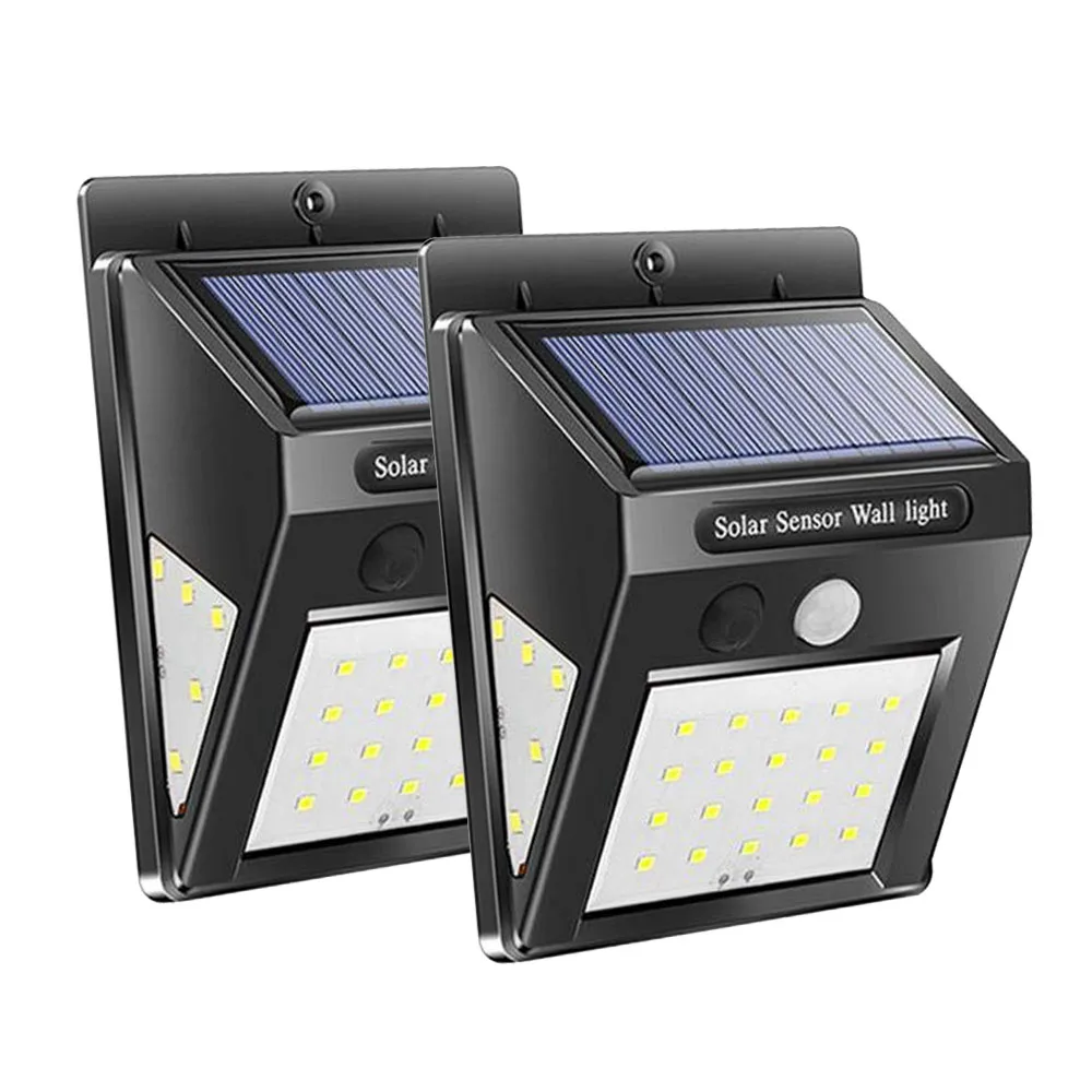 Солнечный садовый свет 30/40/60 LED наружный датчик движения лампа водонепроницаемое