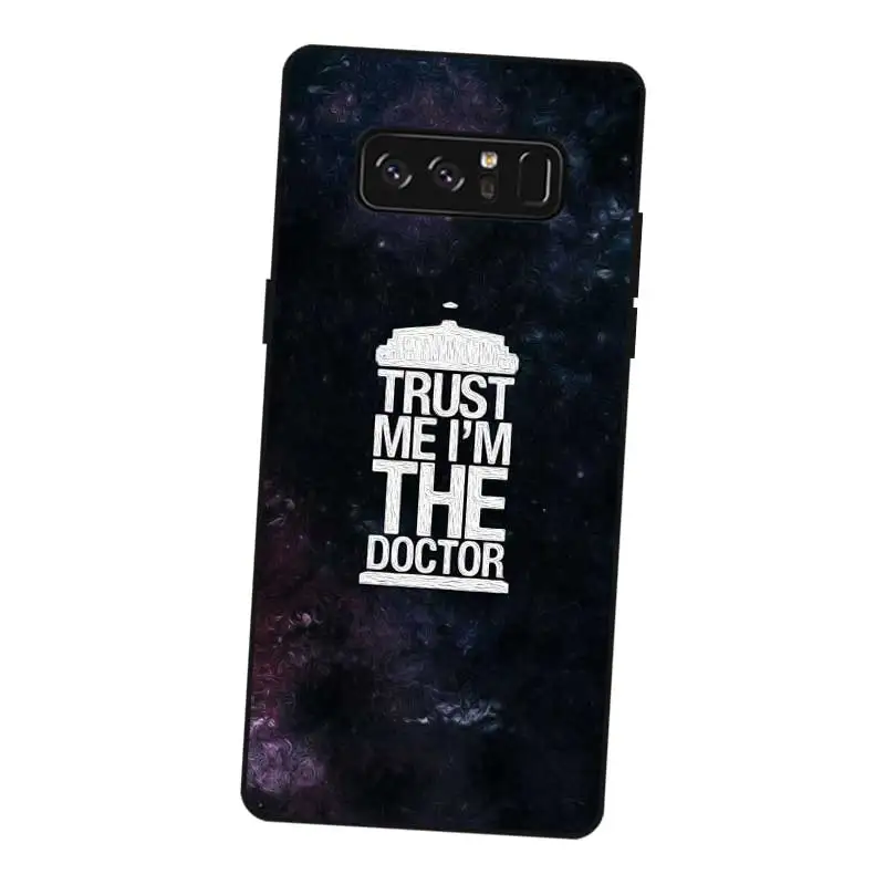 N309 сериала &quotДоктор Кто&quot коробка черный силиконовый чехол Обложка для samsung Galaxy