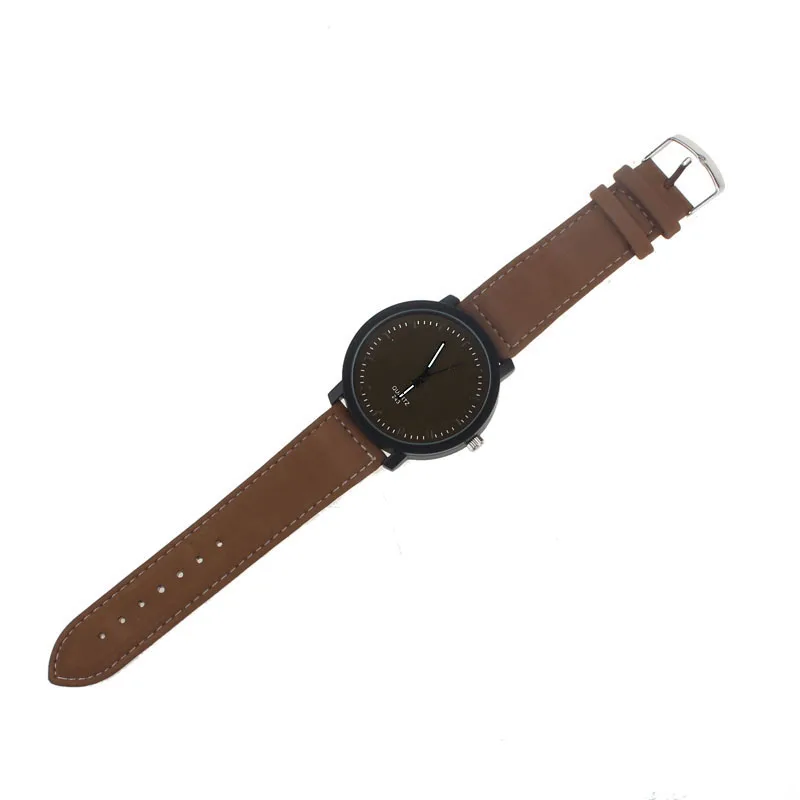 Новые повседневные кварцевые часы с эффектом потертости и лесным ремнем