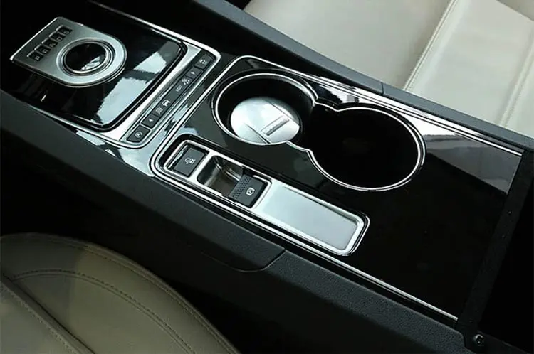 ABS хромированные внутренние электронные рамка тормоза Накладка для Jaguar XE F Pace XF подходит 2014 2016 2017 1 шт.|handbrake