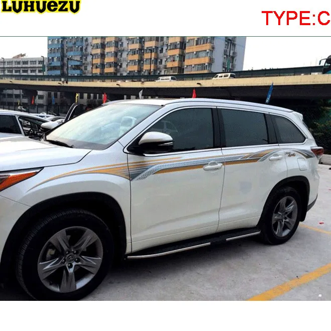 Наклейка на кузов автомобиля Luhuezu 3M для Toyota Highlander Kluger 2014-2017 аксессуары |