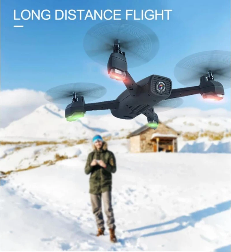 Обновленная HD камера Wifi FPV GPS позиционирование Радиоуправляемый Дрон 2 4G