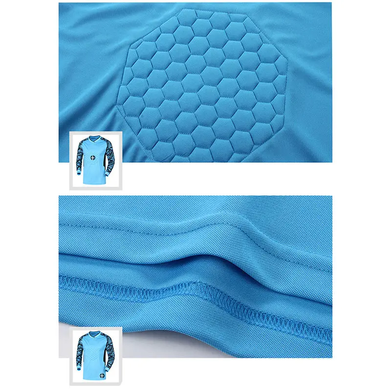 Мужские Вратарь Футбол Хранитель Пены Мягкий Джерси футболка + Брюки для девочек