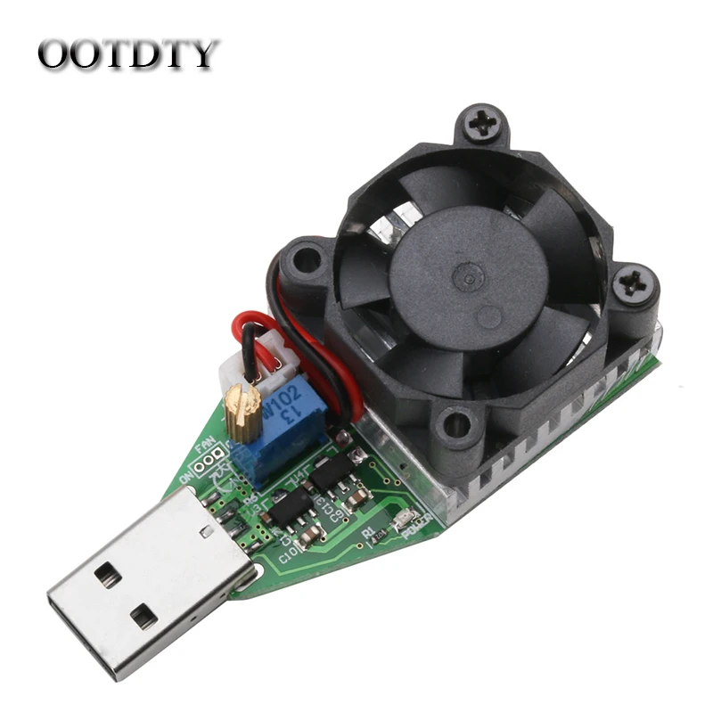 OOTDTY DC 3 7 ~ 13 в USB 15 Вт регулируемый постоянный ток электронный разряд нагрузки dorp