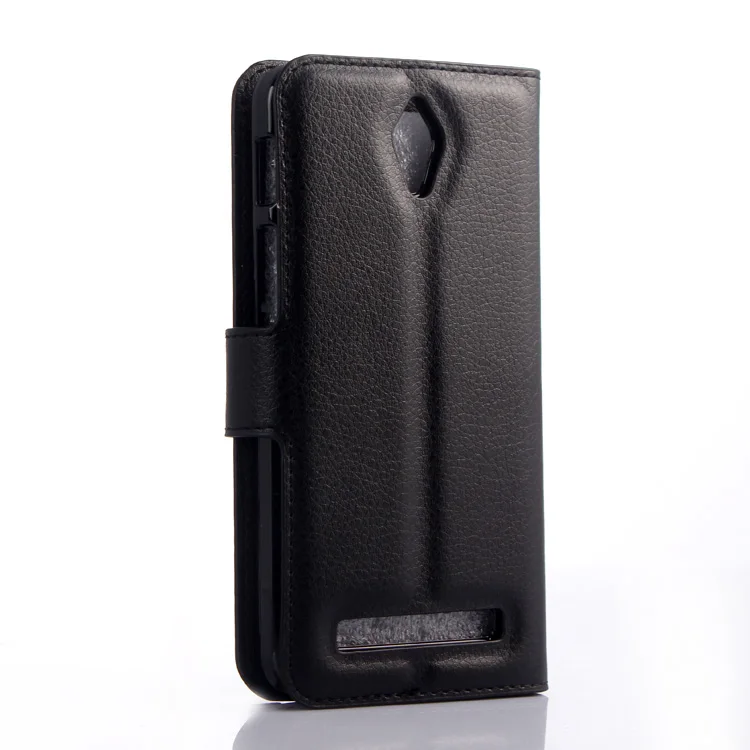On ZC451CG case wallet PU leather phone for ASUS Zenfone C with stand function and card holder |