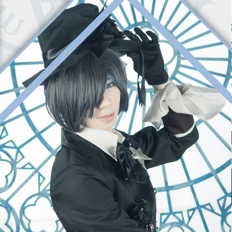 Аниме Косплей Черный Дворецкий Ciel Phantomhive Костюм Хэллоуин вечерние костюмы на