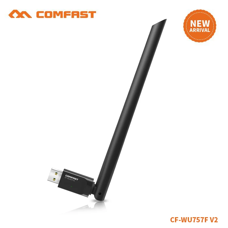Новое поступление Бесплатный драйвер usb Беспроводная ПК сетевая карта COMFAST 150