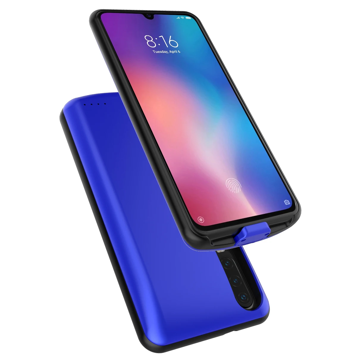 ДЛЯ Vivo S1 Pro Чехол для зарядного устройства 5000 мАч расширенная батарея резервного