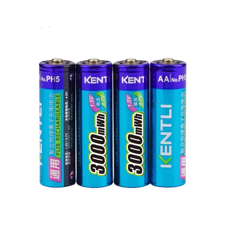 KENTLI 8pcs 1.5v aa aaa batteries Rechargeable Li-ion Li-polymer Lithium battery + 4 slots AA AAA lithium li-ion Smart Charger