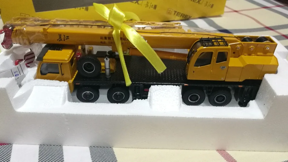 Редкие литые игрушки модель TEREX масштаб 1:50 оригинальный Changjiang мобильный кран