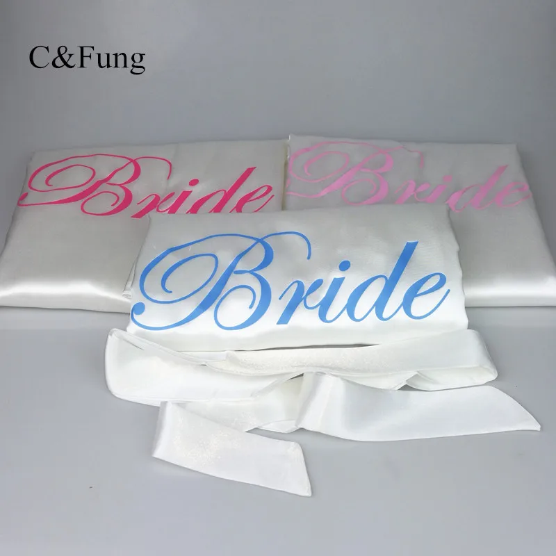C & Fung халат для невесты сексуальное короткое белое атласное кимоно девичник