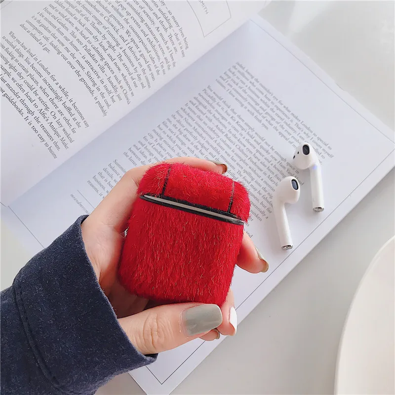 Для AirPods чехол роскошные наушники чехол для Apple Airpods 2 защитный чехол Funda с кольцом на палец