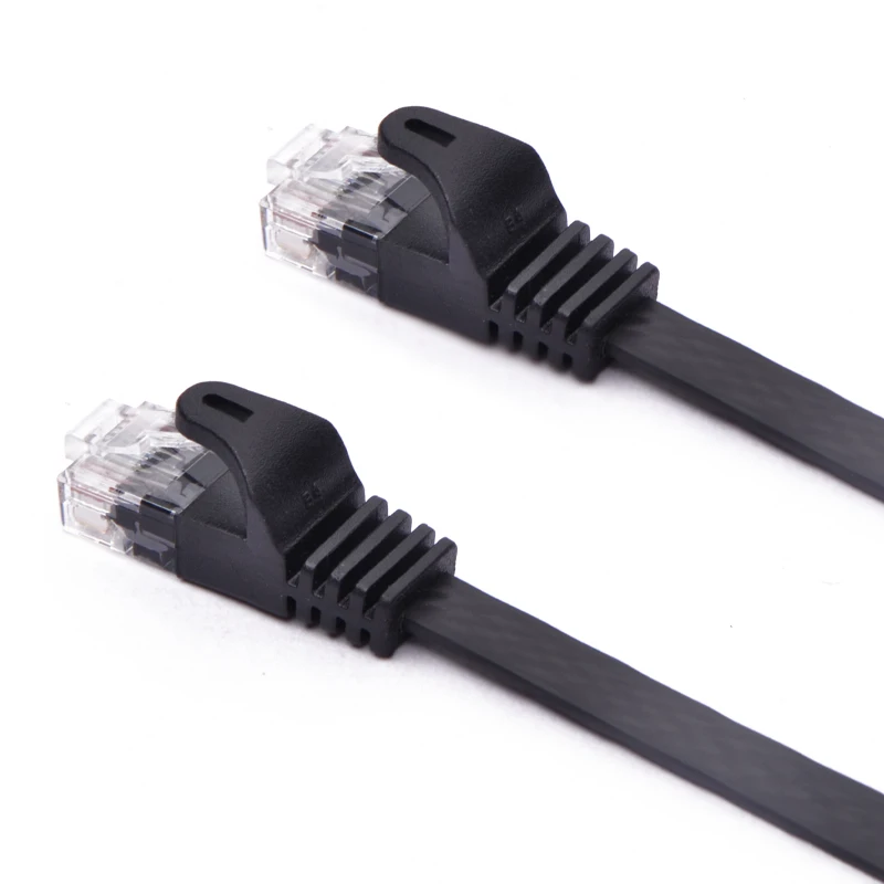 5 шт./лот Высокое качество 1 м плоский CAT5E UTP Ethernet RJ45 соединительный кабель медный
