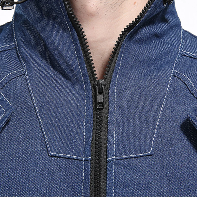CARANFIER Jaqueta Masculina брендовая мужская куртка в Западном ковбойском стиле с открытым