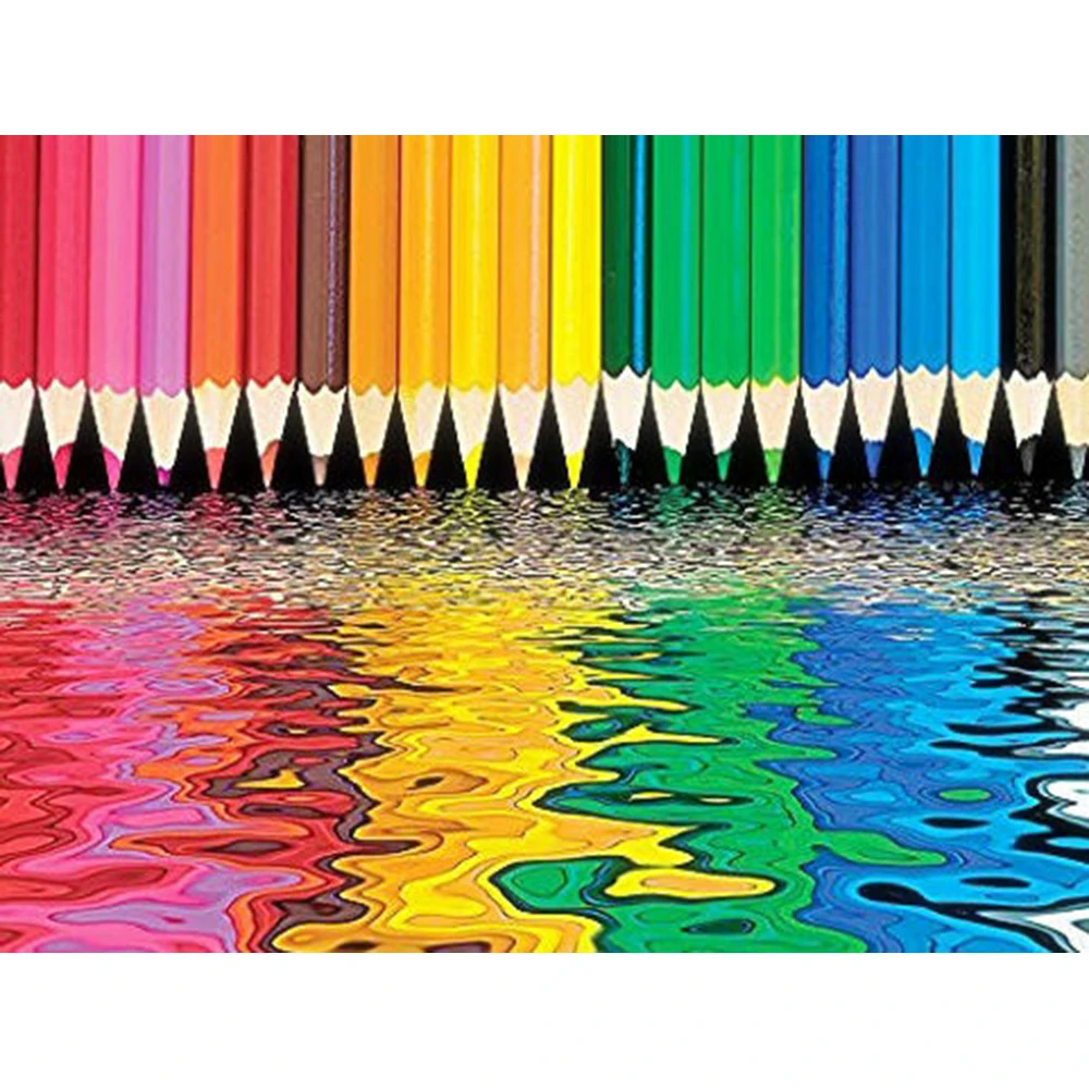 Full 5d DIY Scenery Diamond Painting Color pencil Cross Stitch Embroidery Patterns rhinestones Mosaic home decor | Дом и сад