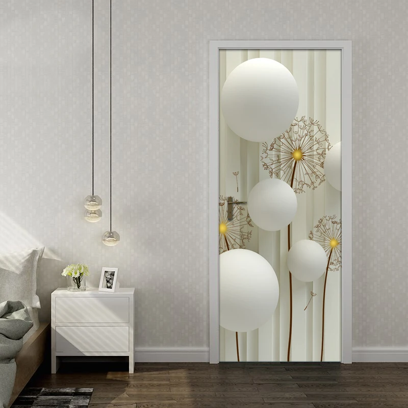 Современные Простые Абстрактные Художественные круглые шары Одуванчик