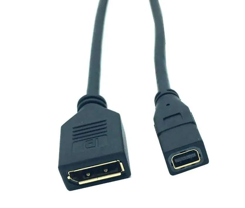 Позолоченный переходник DP-Mini DP Female Mini 1080P HD Displayport к 30 см | Компьютеры и офис