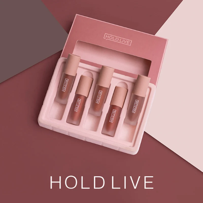 Жидкая помада от бренда Hold live матовая антипригарная чашка не выцветает
