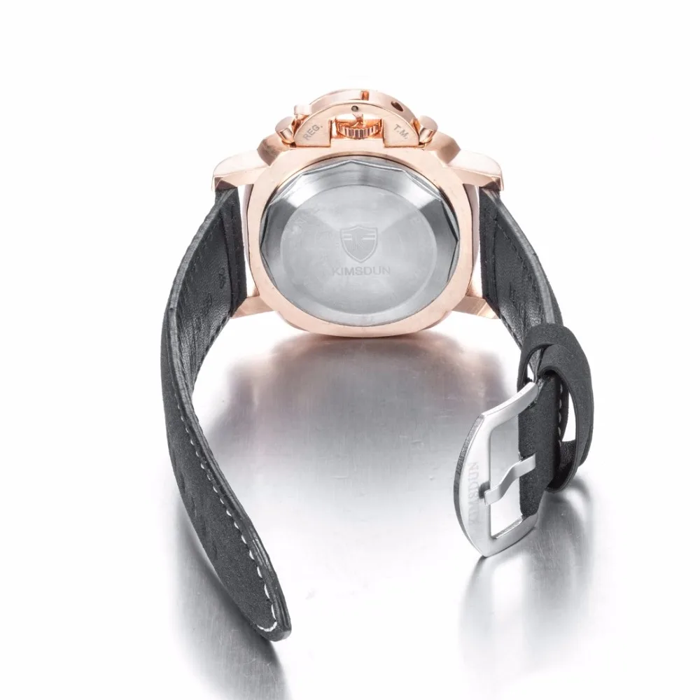 

KIMSDUN Military Sports Men Watches Montre Homme Luxury Automatic Mechanical Watches Men All Subdials Work Waterproof Clcok