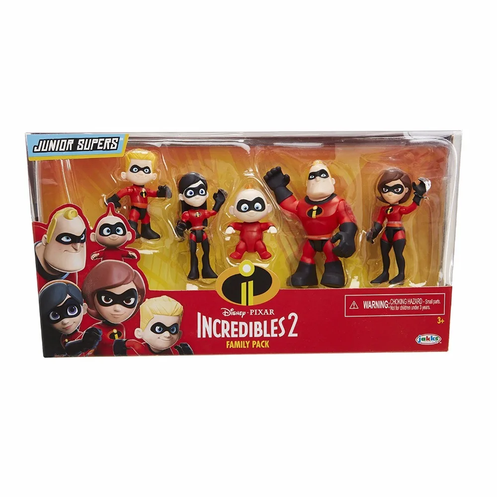 FUNKO 5 шт./лот Суперсемейка 2 Супермен тире Парр Джек эластика ПВХ фигуркы игрушки